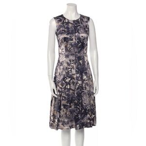Thakoon Abstract Print Sleeveless Dress Size S